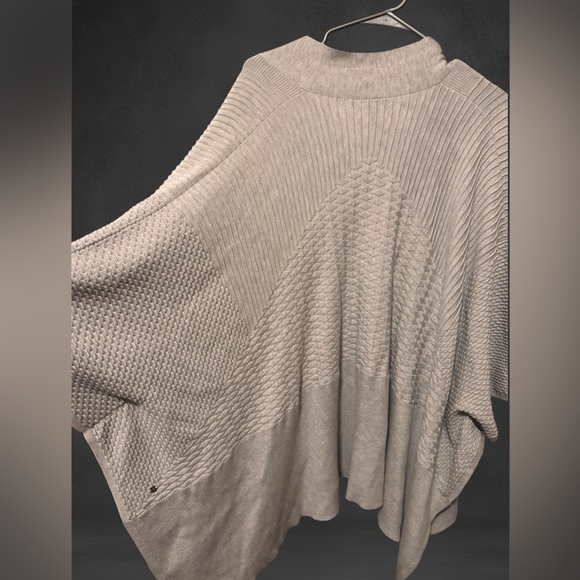 Lululemon Dream Weaver Wrap Sweater Heathered Core Ultra Light Grey One Size - Picture 8 of 11